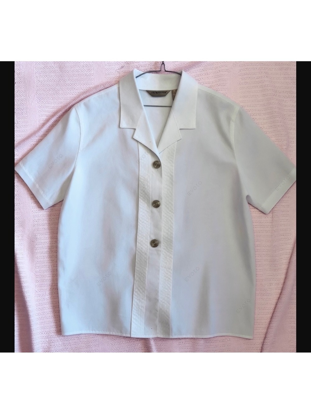 Vintage Hill & Archer White Button Down Blouse. Size 18